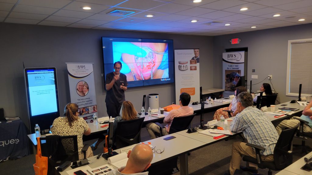 dr. bart silverman lectures to teethxpress all on x course